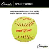 Champion Sports SAFETY SOFTBALLS 11"