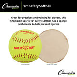 Champion Sports SAFETY SOFTBALLS 11"