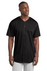 Sport-Tek ®  PosiCharge ®  Tough Mesh Full-Button Jersey. ST220 - Sport-Tek ST220