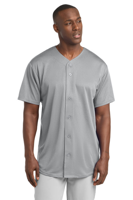 Sport-Tek ®  PosiCharge ®  Tough Mesh Full-Button Jersey. ST220 - Sport-Tek ST220