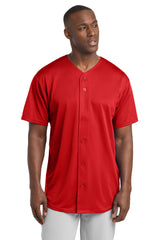 Sport-Tek ST220 PosiCharge Tough Mesh Full-Button Jersey