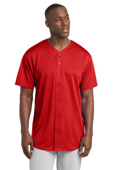 Sport-Tek ST220 PosiCharge Tough Mesh Full-Button Jersey