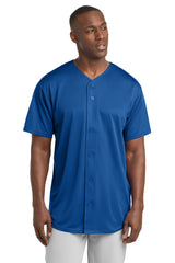 Sport-Tek ®  PosiCharge ®  Tough Mesh Full-Button Jersey. ST220 - Sport-Tek ST220