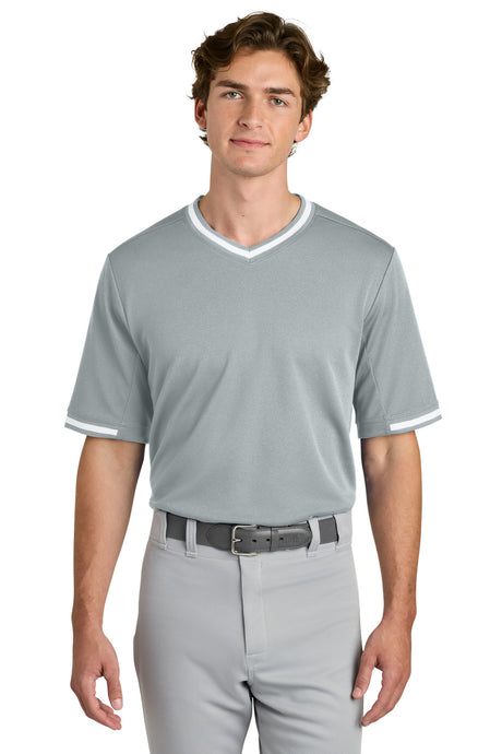 Sport-Tek ST221 Tough Mesh V-Neck Baseball Jersey