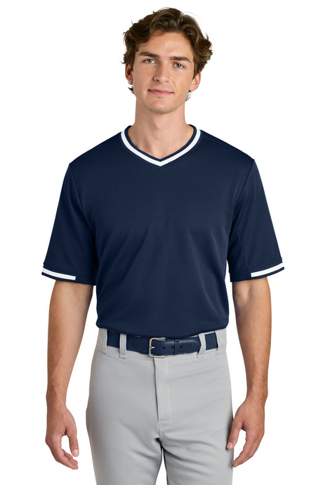 Sport-Tek ST221 Tough Mesh V-Neck Baseball Jersey