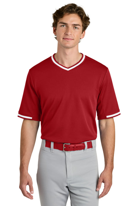 Sport-Tek ST221 Tough Mesh V-Neck Baseball Jersey