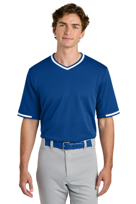 Sport-Tek ST221 Tough Mesh V-Neck Baseball Jersey