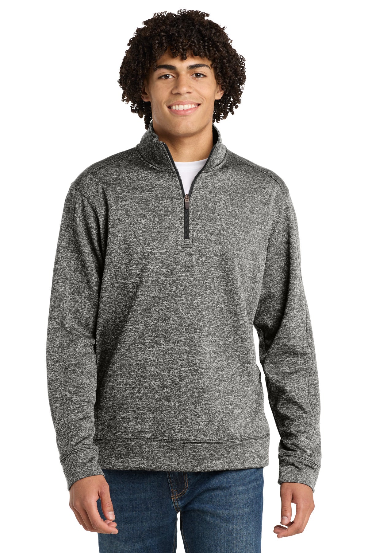 Sport-Tek ®  PosiCharge ®  Electric Heather Fleece 1/4-Zip Pullover. ST226 - Sport-Tek ST226