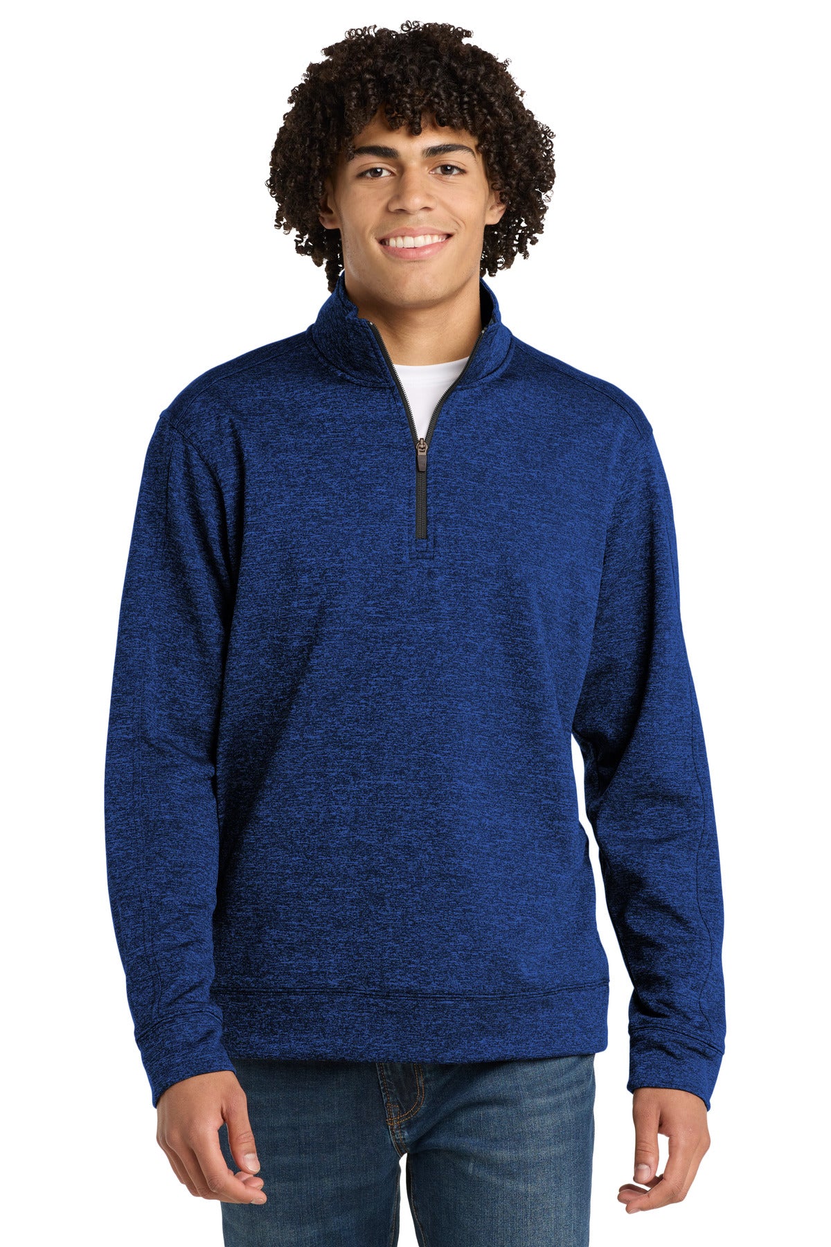 Sport-Tek ®  PosiCharge ®  Electric Heather Fleece 1/4-Zip Pullover. ST226 - Sport-Tek ST226