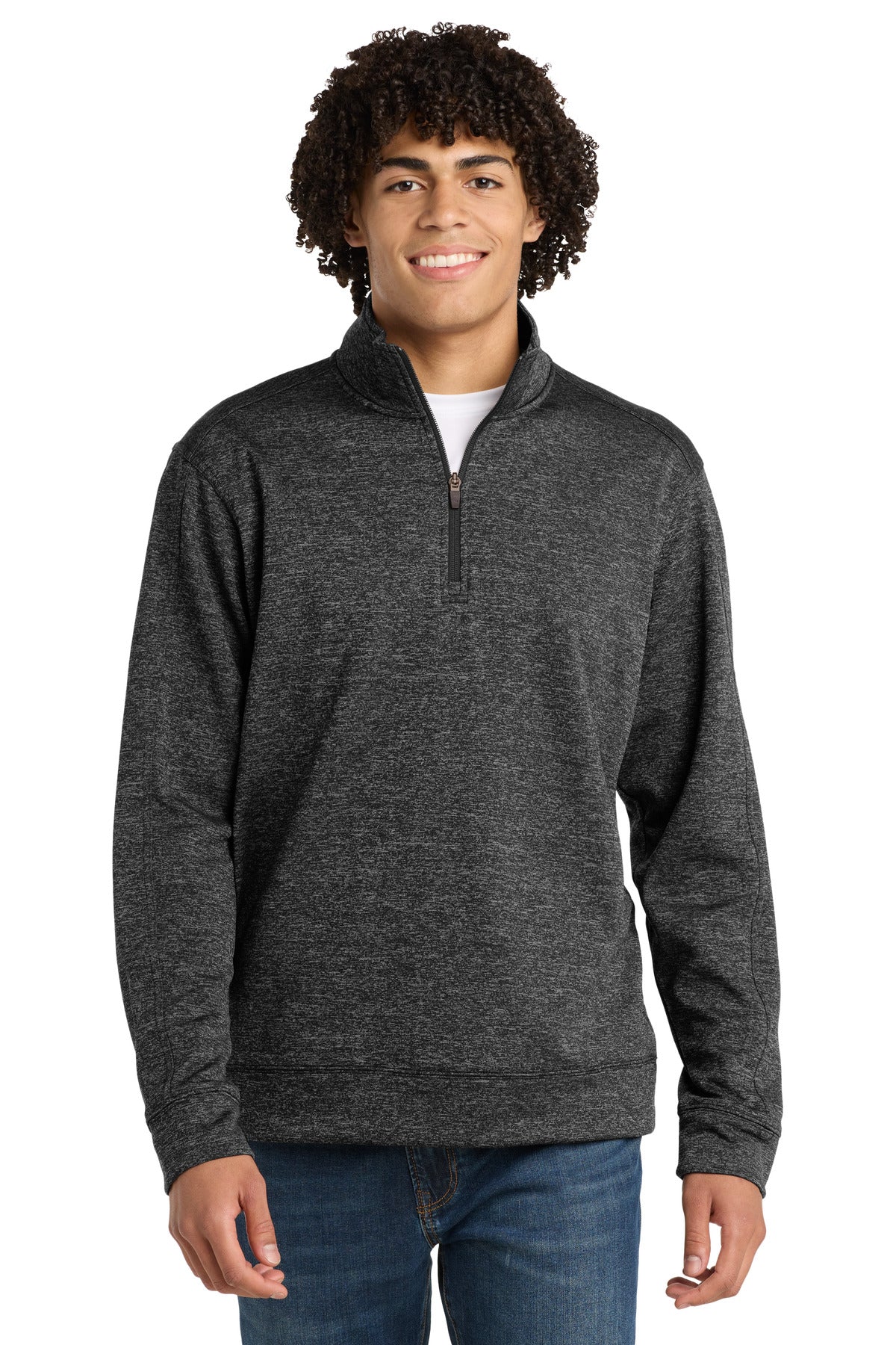 Sport-Tek ®  PosiCharge ®  Electric Heather Fleece 1/4-Zip Pullover. ST226 - Sport-Tek ST226