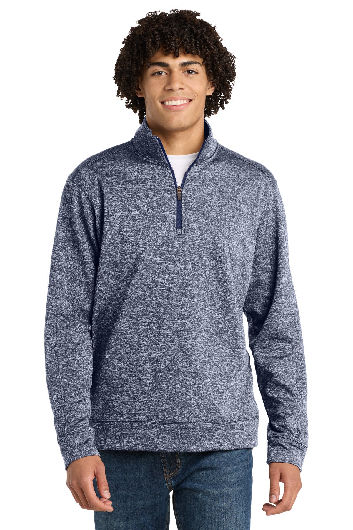 Sport-Tek ®  PosiCharge ®  Electric Heather Fleece 1/4-Zip Pullover. ST226 - Sport-Tek ST226