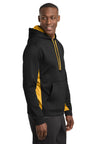 Sport-Tek ST235 Sport-Wick Fleece Colorblock Hooded Pullover