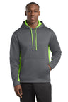 Sport-Tek ®  Sport-Wick ®  Fleece Colorblock Hooded Pullover. ST235 - Sport-Tek ST235
