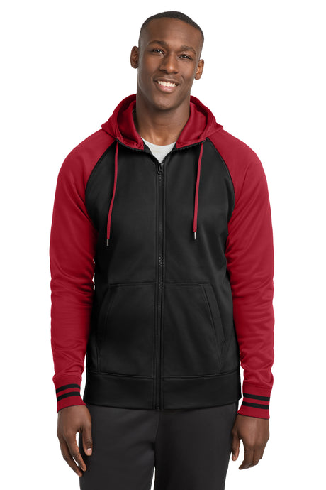Sport-Tek ST236 Sport-Wick Varsity Fleece Full-Zip Hooded Jacket