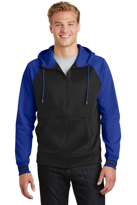 Sport-Tek ®  Sport-Wick ®  Varsity Fleece Full-Zip Hooded Jacket. ST236 - Sport-Tek ST236