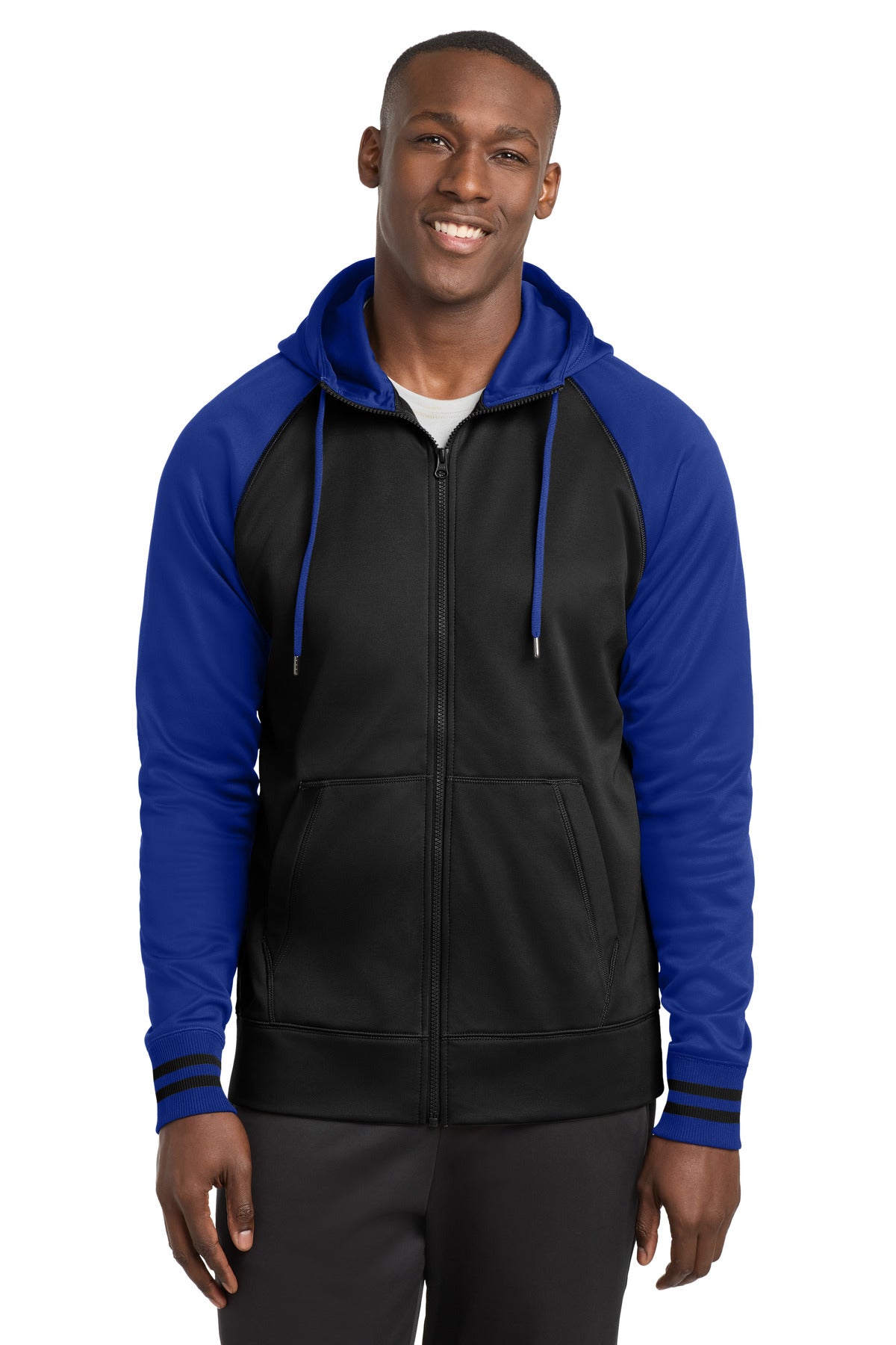 Sport-Tek ST236 Sport-Wick Varsity Fleece Full-Zip Hooded Jacket