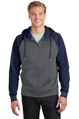 Sport-Tek ®  Sport-Wick ®  Varsity Fleece Full-Zip Hooded Jacket. ST236 - Sport-Tek ST236