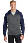 Sport-Tek ®  Sport-Wick ®  Varsity Fleece Full-Zip Hooded Jacket. ST236 - Sport-Tek ST236