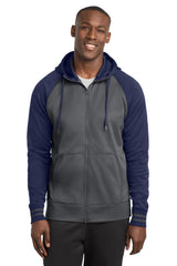 Sport-Tek ST236 Sport-Wick Varsity Fleece Full-Zip Hooded Jacket