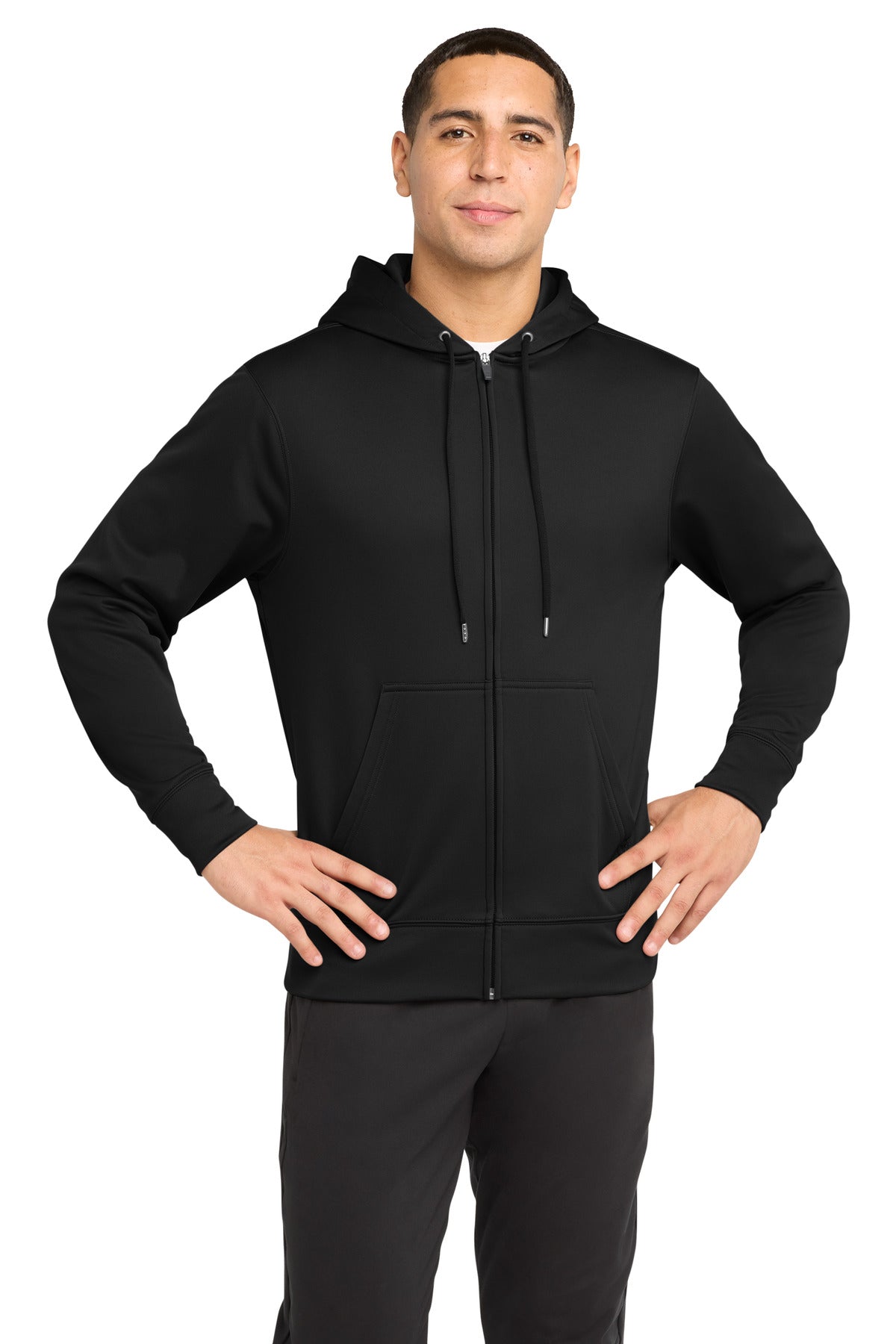 Sport-Tek ST238 Sport-Wick Fleece Full-Zip Hooded Jacket