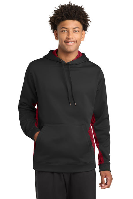 Sport-Tek ®  Sport-Wick ®  CamoHex Fleece Colorblock Hooded Pullover. ST239 - Sport-Tek ST239