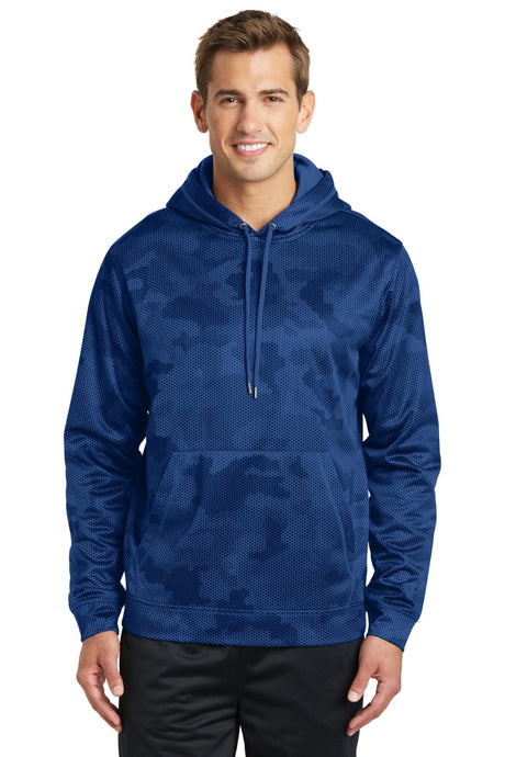 Sport-Tek ®  Sport-Wick ®  CamoHex Fleece Hooded Pullover. ST240 - Sport-Tek ST240