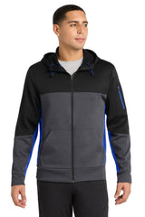 Sport-Tek ®  Tech Fleece Colorblock Full-Zip Hooded Jacket. ST245 - Sport-Tek ST245