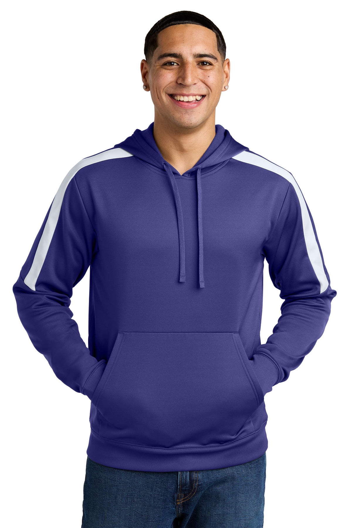Sport-Tek ST255 Sport-Wick Fleece United Pullover Hoodie
