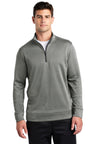 Sport-Tek  ®  PosiCharge  ®  Sport-Wick  ®  Heather Fleece 1/4-Zip Pullover. ST263 - Sport-Tek ST263
