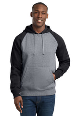 Sport-Tek ®  Raglan Colorblock Pullover Hooded Sweatshirt. ST267 - Sport-Tek ST267