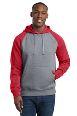 Sport-Tek ST267 Raglan Colorblock Pullover Hooded Sweatshirt