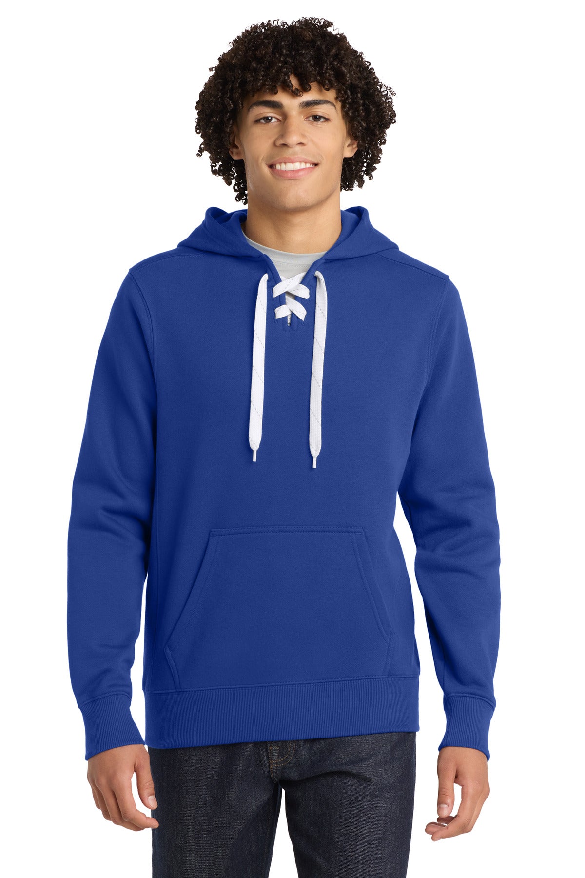 Sport-Tek ®  Lace Up Pullover Hooded Sweatshirt. ST271 - Sport-Tek ST271