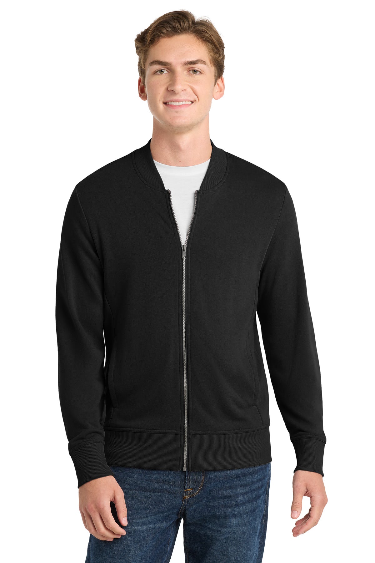 Sport-Tek  ®  Lightweight French Terry Bomber. ST274 - Sport-Tek ST274