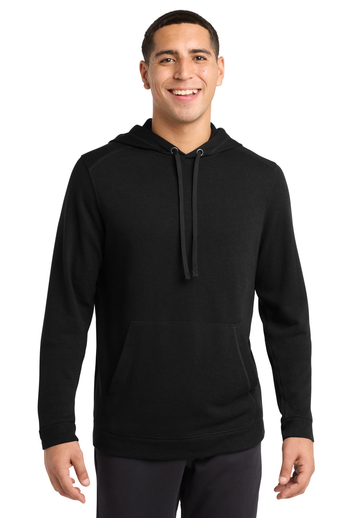 Sport-Tek  ®  PosiCharge  ®  Tri-Blend Wicking Fleece Hooded Pullover. ST296 - Sport-Tek ST296