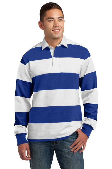 Sport-Tek ®  Classic Long Sleeve Rugby Polo. ST301 - Sport-Tek ST301