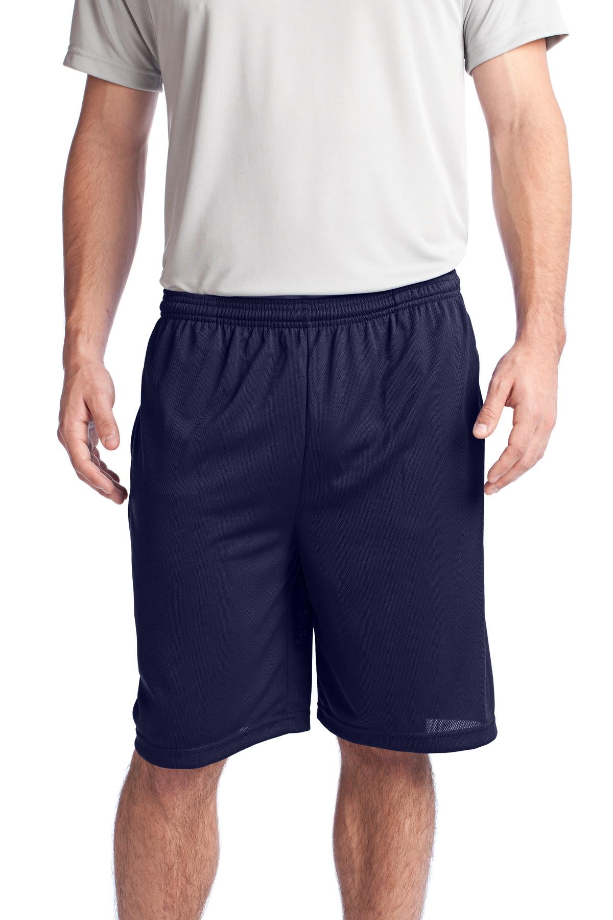 Sport-Tek ST312 PosiCharge Tough Mesh Pocket Short Wholesale Athletic Shorts