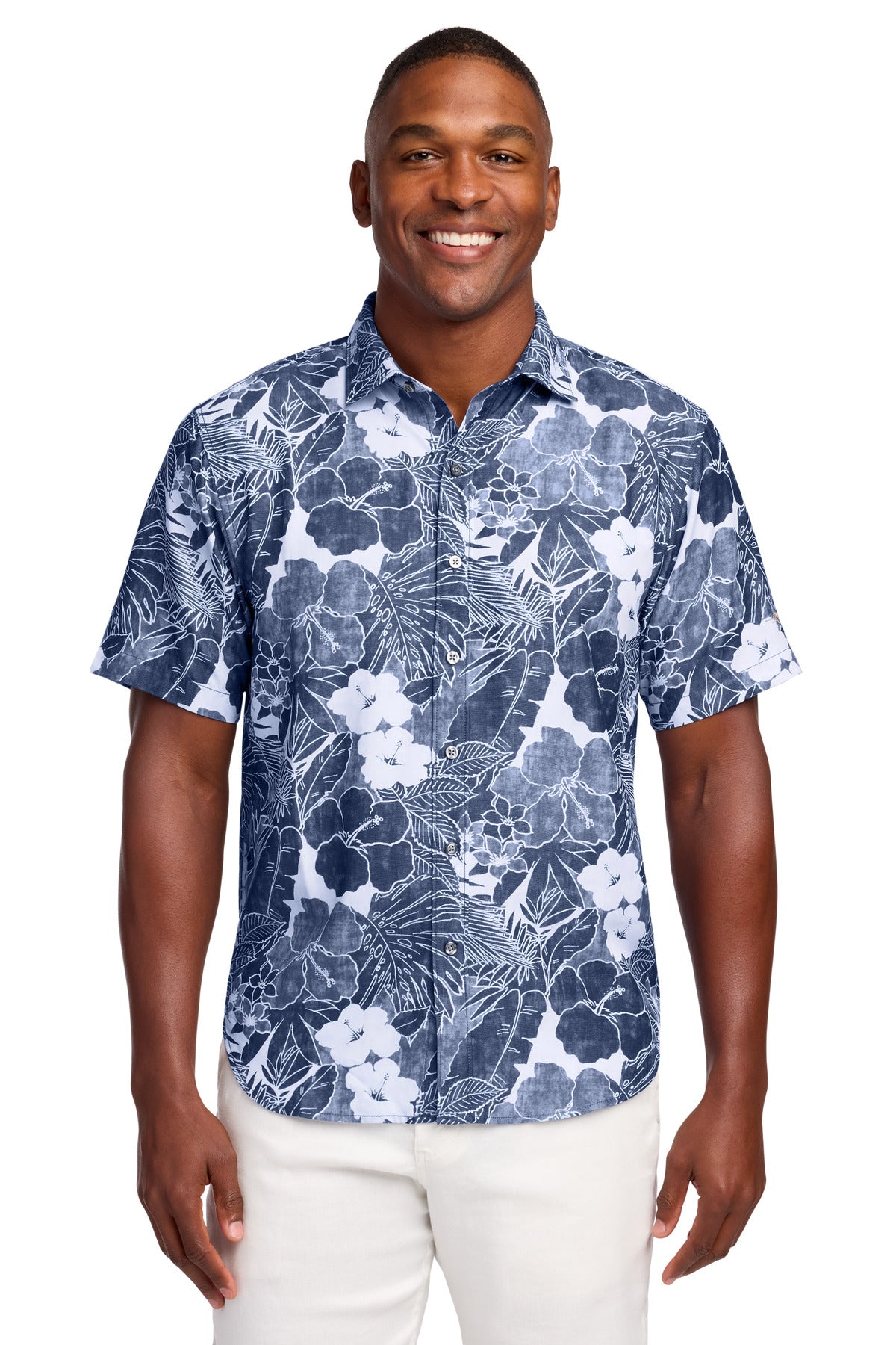 Tommy Bahama ST325929TB Coconut Point Playa Flora Short Sleeve Shirt