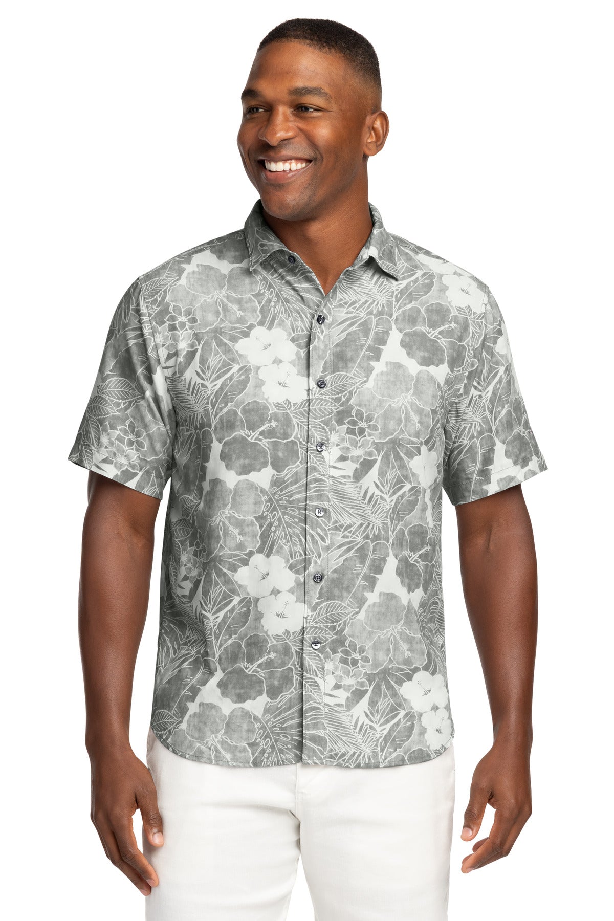Tommy Bahama ST325929TB Coconut Point Playa Flora Short Sleeve Shirt