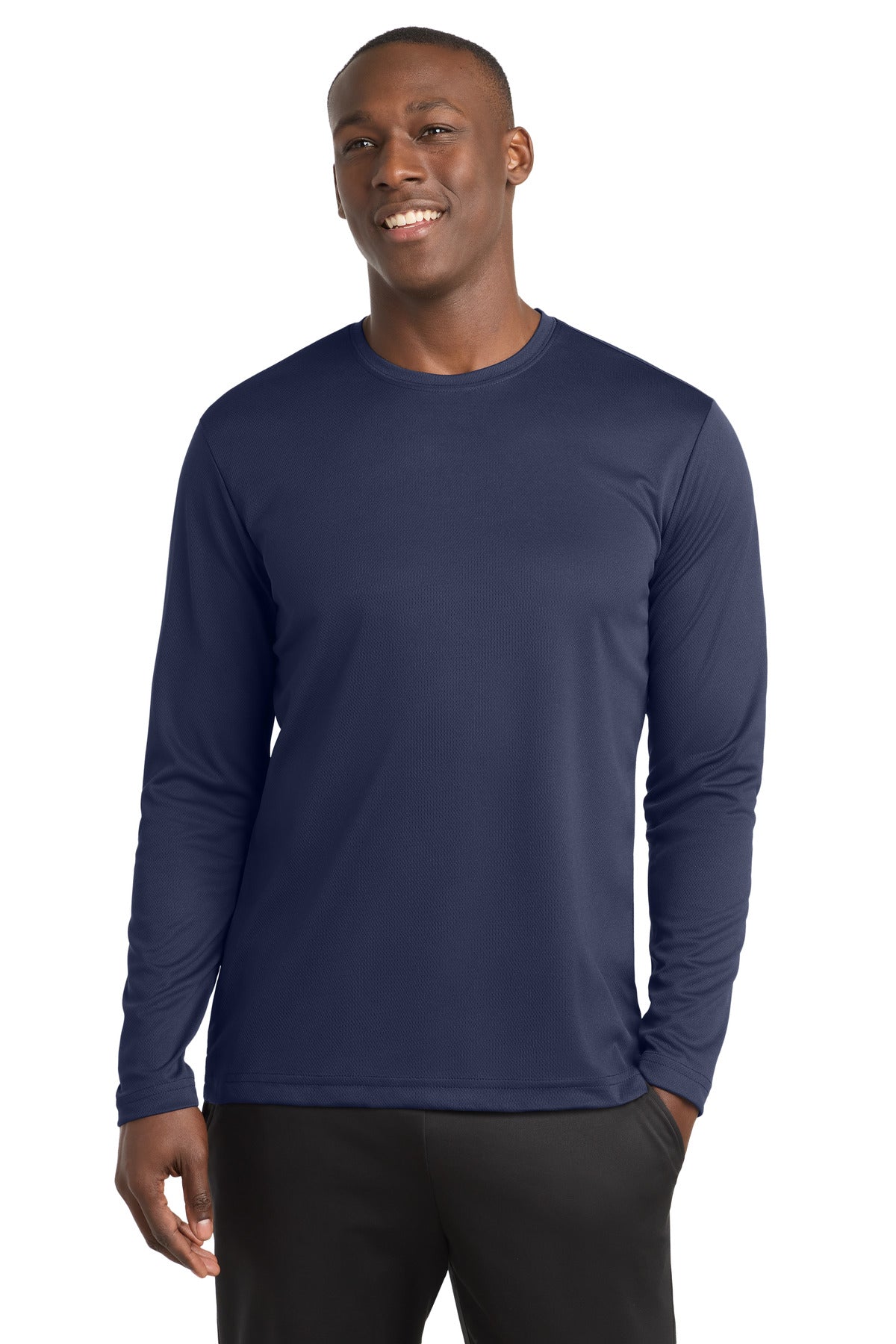 Sport-Tek ®  PosiCharge ®  RacerMesh ®  Long Sleeve Tee. ST340LS - Sport-Tek ST340LS