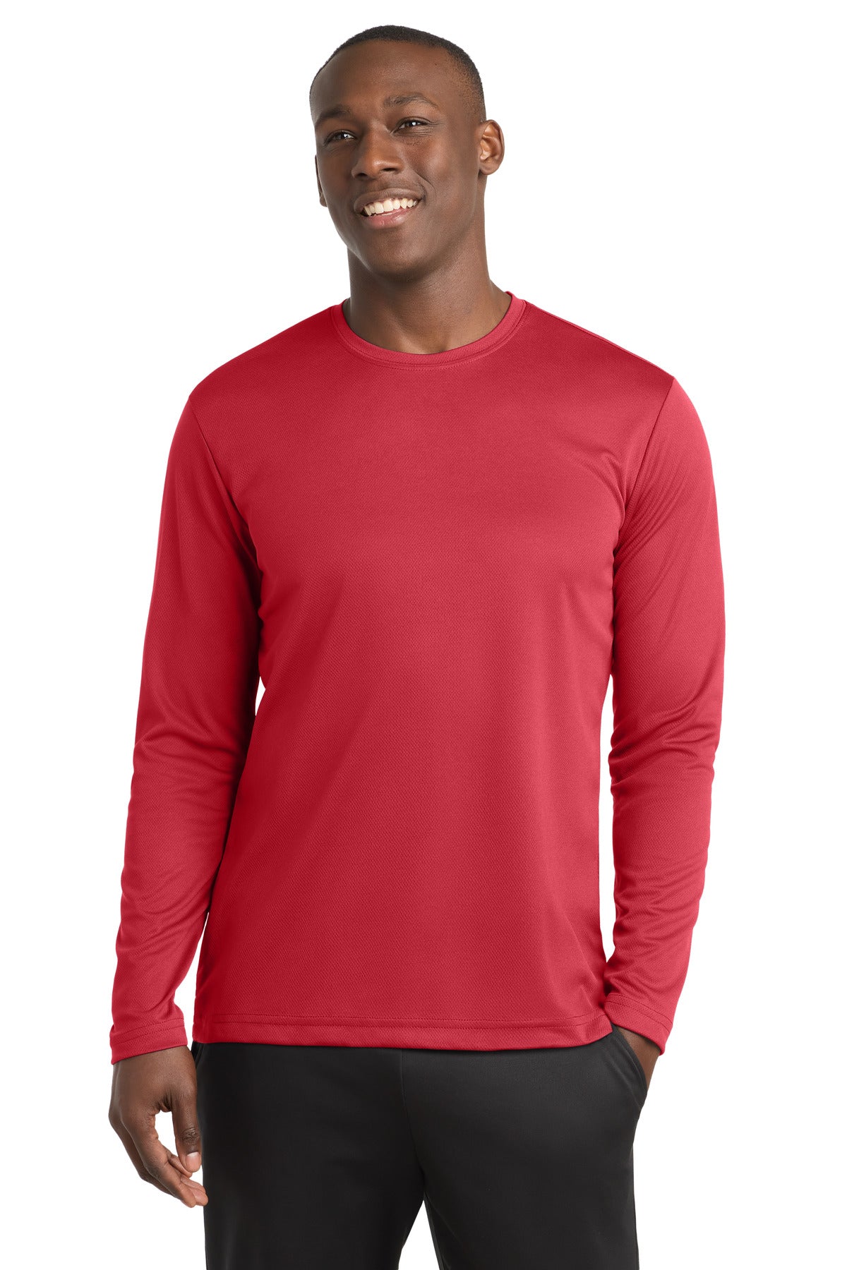 Sport-Tek ®  PosiCharge ®  RacerMesh ®  Long Sleeve Tee. ST340LS - Sport-Tek ST340LS