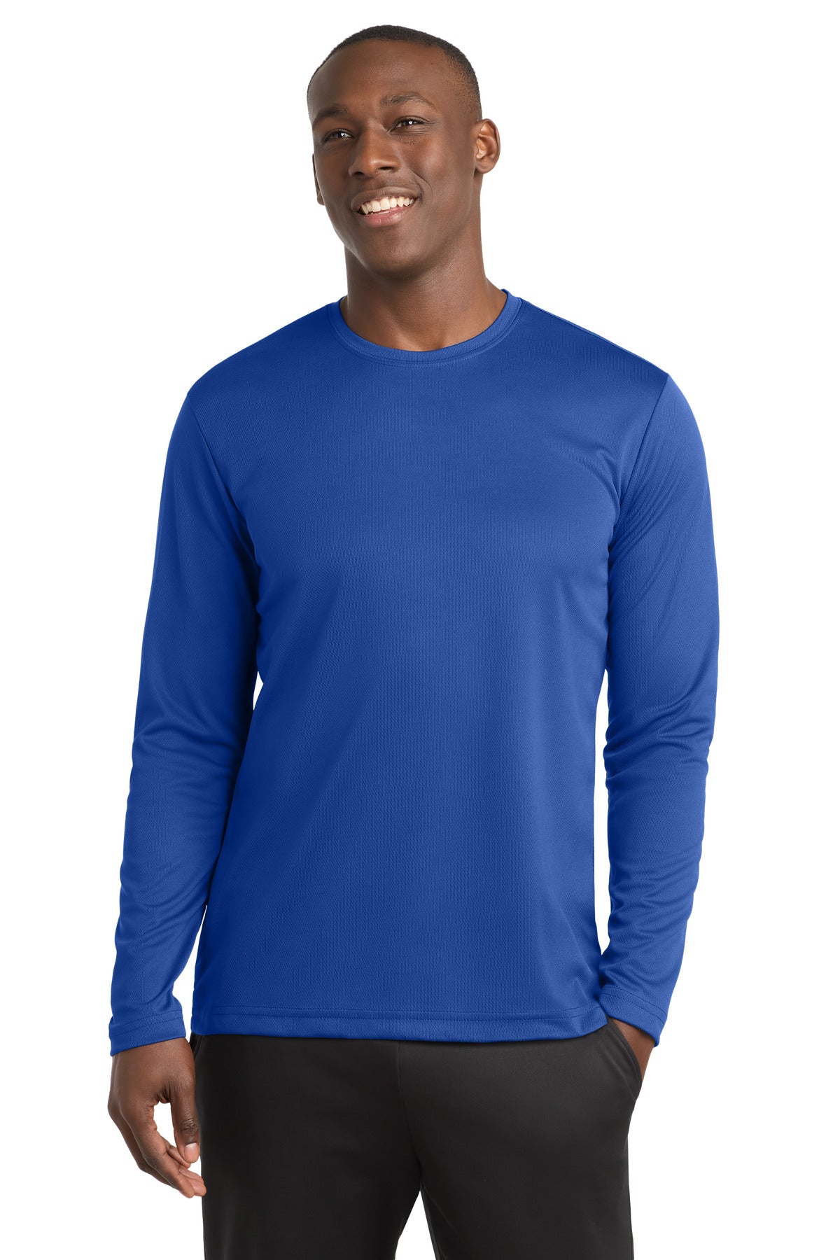 Sport-Tek ®  PosiCharge ®  RacerMesh ®  Long Sleeve Tee. ST340LS - Sport-Tek ST340LS