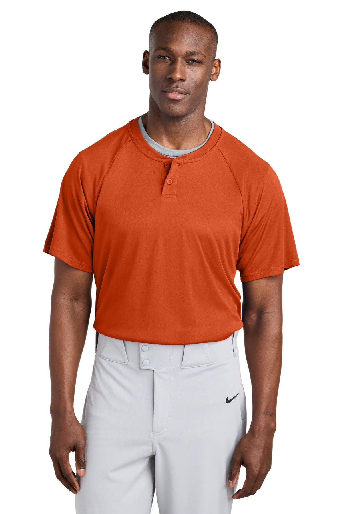 Sport-Tek ST359 PosiCharge Competitor 2-Button Henley