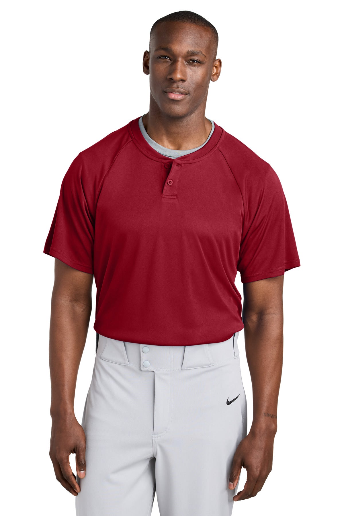 Sport-Tek ST359 PosiCharge Competitor 2-Button Henley