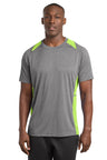 Sport-Tek ®  Heather Colorblock Contender ™  Tee. ST361 - Sport-Tek ST361