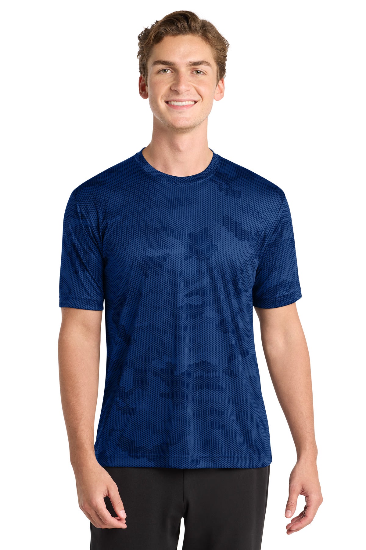 Sport-Tek ST370 CamoHex Tee.