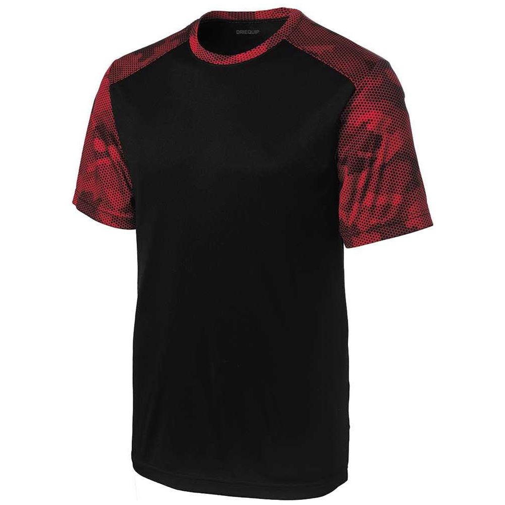 Men's CamoHex Colorblock Tee DRI-EQUIP Mens Apparel