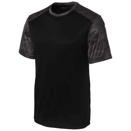 Men's CamoHex Colorblock Tee DRI-EQUIP Mens Apparel