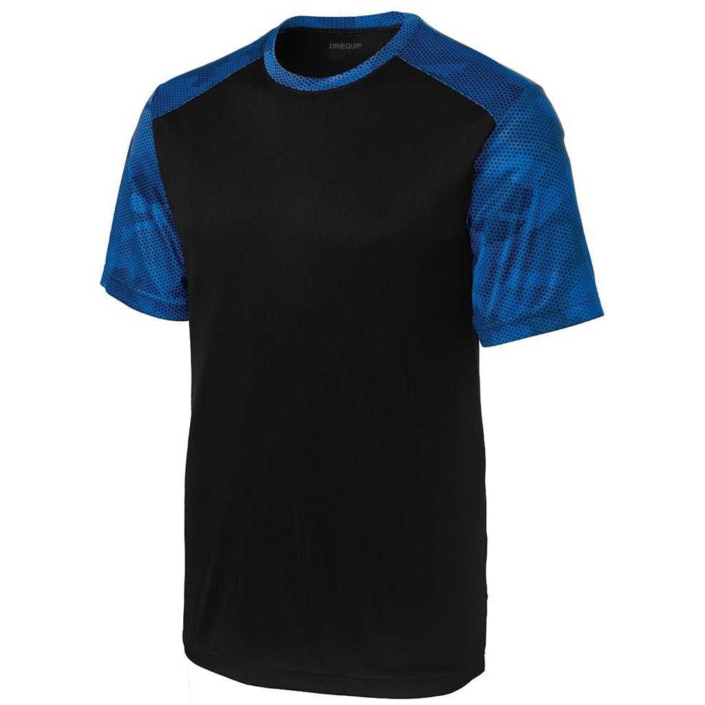 Men's CamoHex Colorblock Tee DRI-EQUIP Mens Apparel