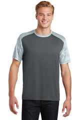 Sport-Tek ®  CamoHex Colorblock Tee. ST371 - Sport-Tek ST371