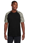 Sport-Tek ST376 Drift Camo Colorblock Tee